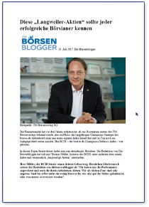 Die Börsenblogger 13.07.2017